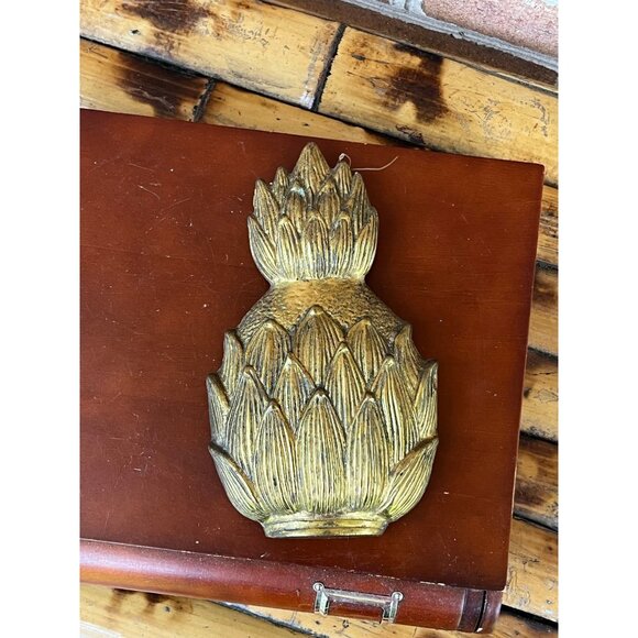 Hampton Brass Pineapple Hollywood Regency - Picture 3 of 5